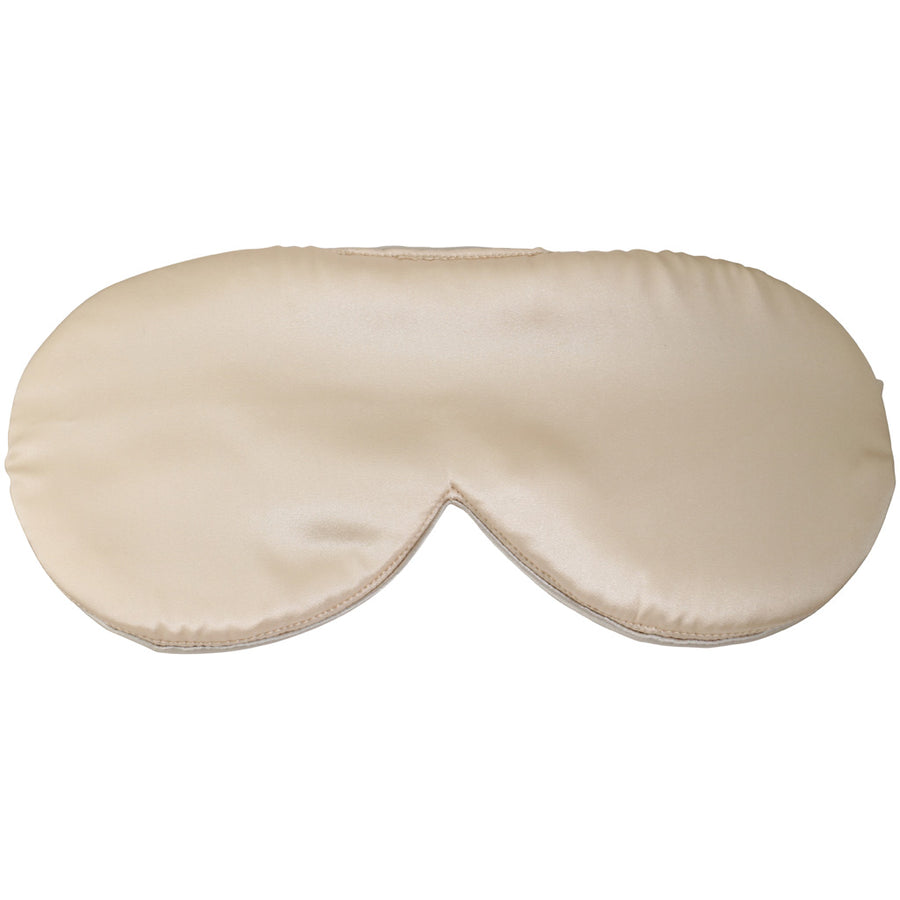 sleep mask that is satin. Beautiful light weight sleep mask. Has flat band that does not damage hair