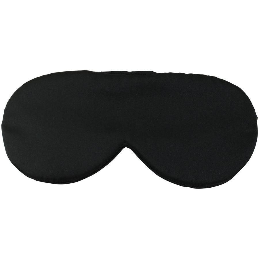sleep mask that is satin. Beautiful light weight sleep mask. Has flat band that does not damage hair
